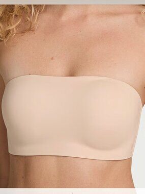 Victoria's Secret Padded strapless Cream 36B